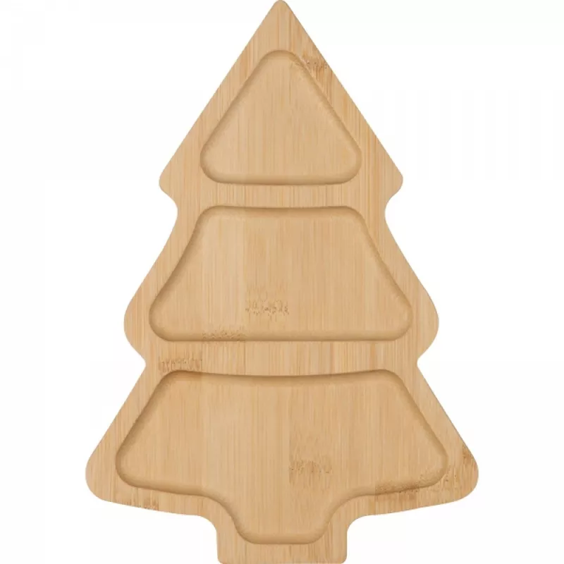 Deska na przekąski choinka CLARA - beżowy (8324013)