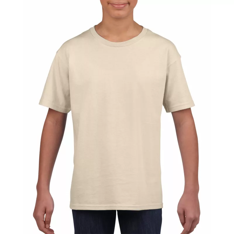Koszulka bawełniana 150 g/m² Gildan SoftStyle™ - DZIECIĘCA - Sand (64000B-SAND)