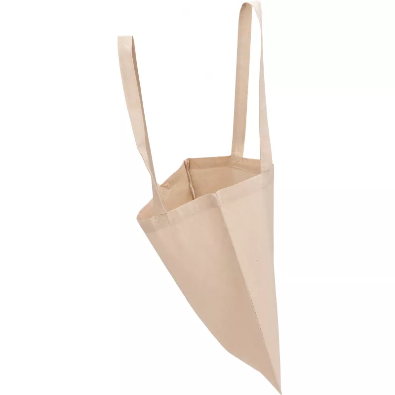 Torba bawełniana z recyklingu z długimi uszami 140 g/m2 LAMBERTO - biały (6235806)