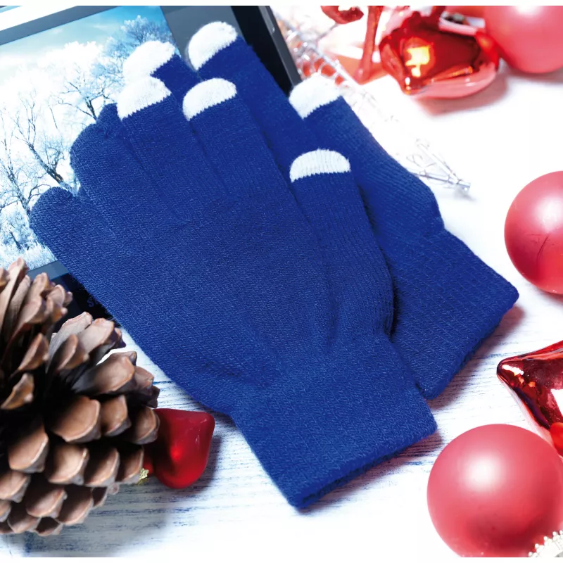 Rękawiczki dotykowe OPERATE - niebieski (56-0702411)