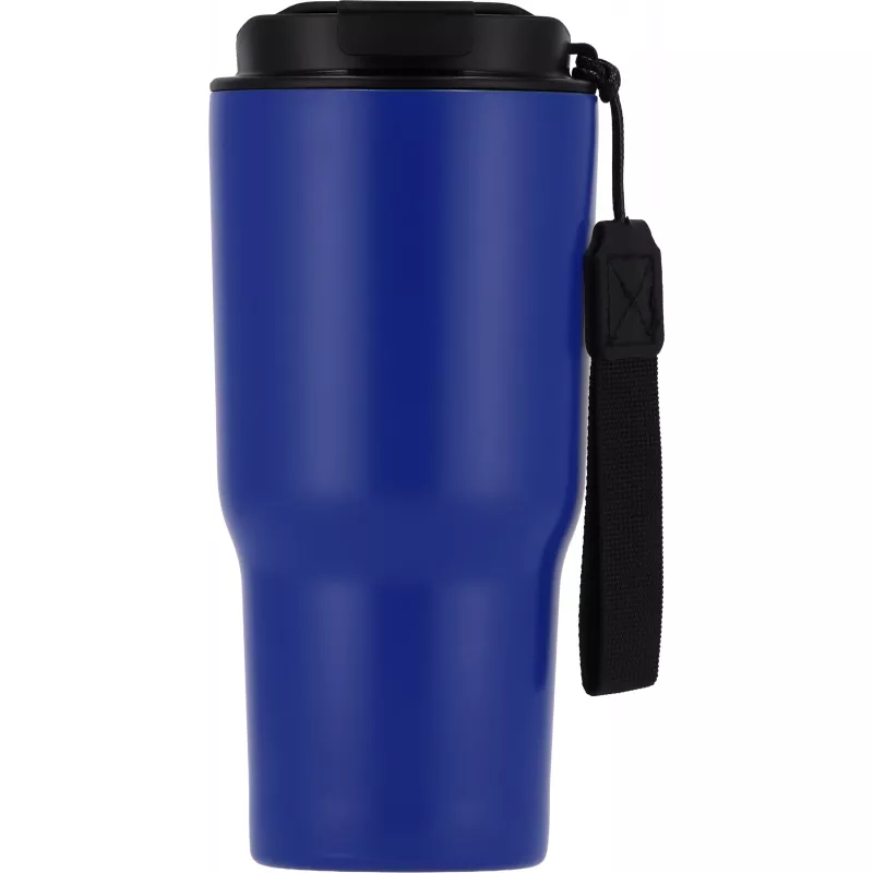 Kubek termiczny 550 ml ze stali z recyklingu DANA - niebieski (8523904)