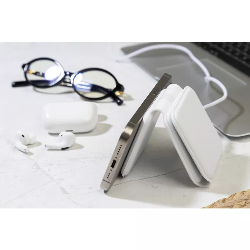 FolCharge Ładowarka bezprzewodowa RABS 3w1 - biały (AP864136-01)