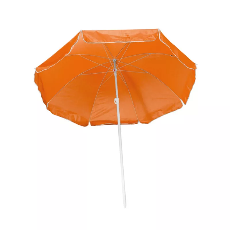 Parasol plażowy ø145 cm z futerałem - pomarańczowy (5507010)