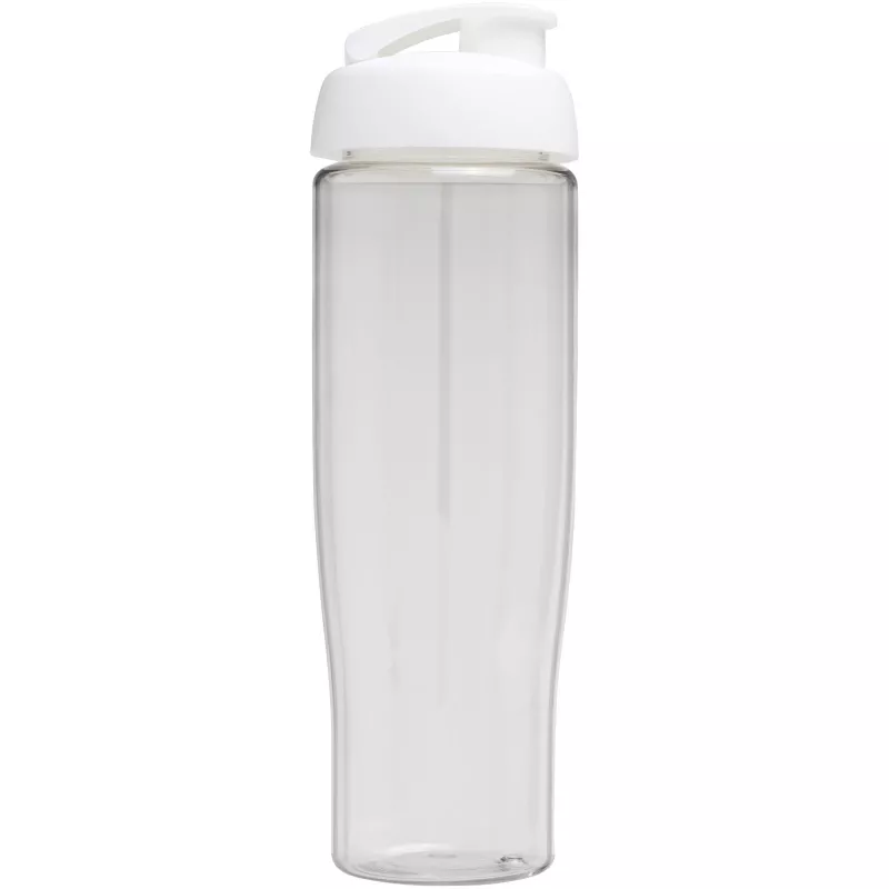 Bidon H2O Tempo® o pojemności 700 ml z wieczkiem zaciskowym - Biały-Przezroczysty (21004001)