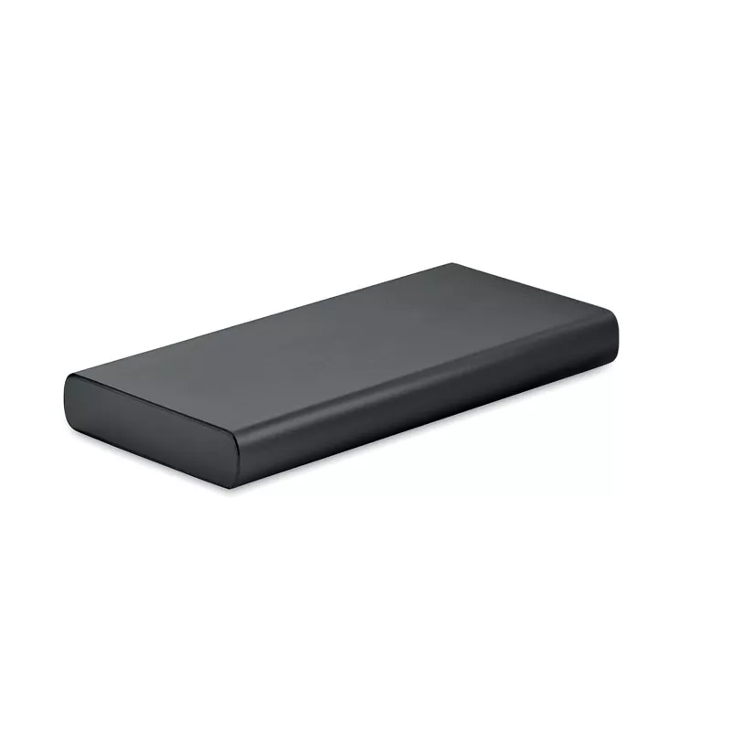 Powerbank 10 000 mAh aluminiowy POWERFLAT 10C - Czarny (MO6770-03)