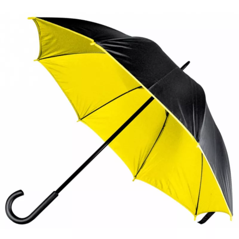 Parasol manualny, 102 cm - żółty (4519708)