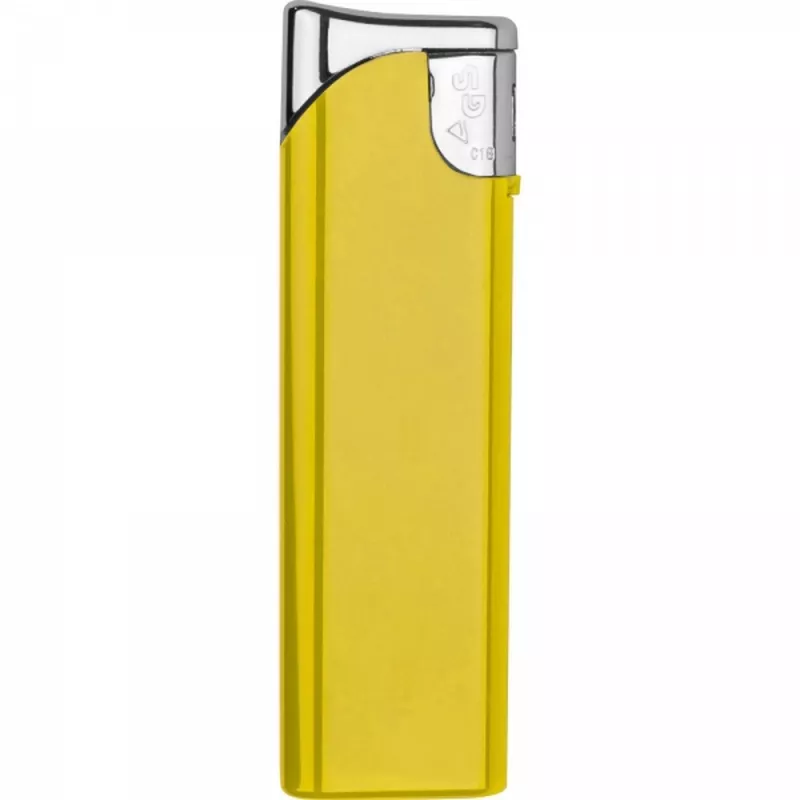 Zapalniczka plastikowa GEOFFREY - żółty (9755208)