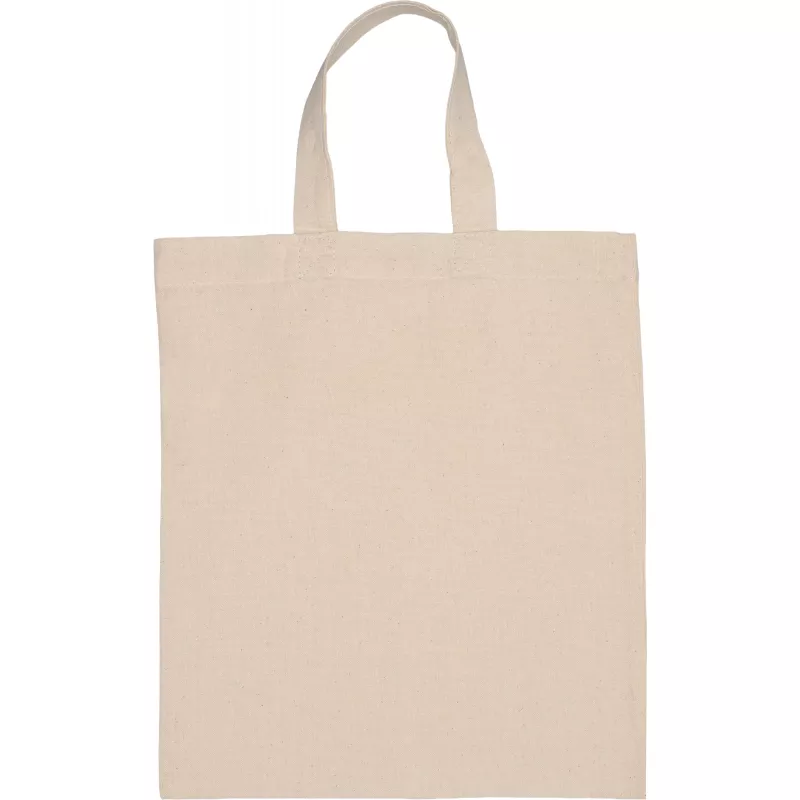 Torba bawełniana z krótkimi uszami 140 g/m2 ANTIBES - biały (346406)