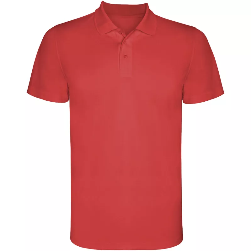 Sportowa koszulka polo z poliestru 150 g/m² ROLY MONZHA 0404 - Czerwony (R0404-RED)