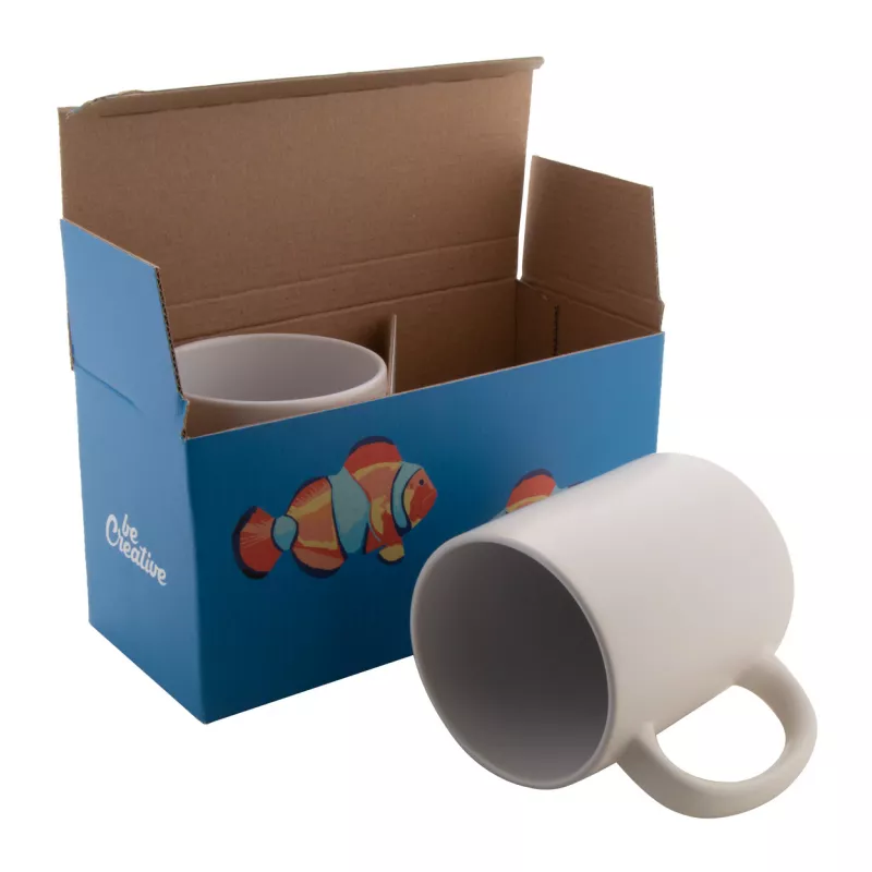 CreaBox Mug Double personalizowane pudełko na dwa kubki - biały (AP716180-01)