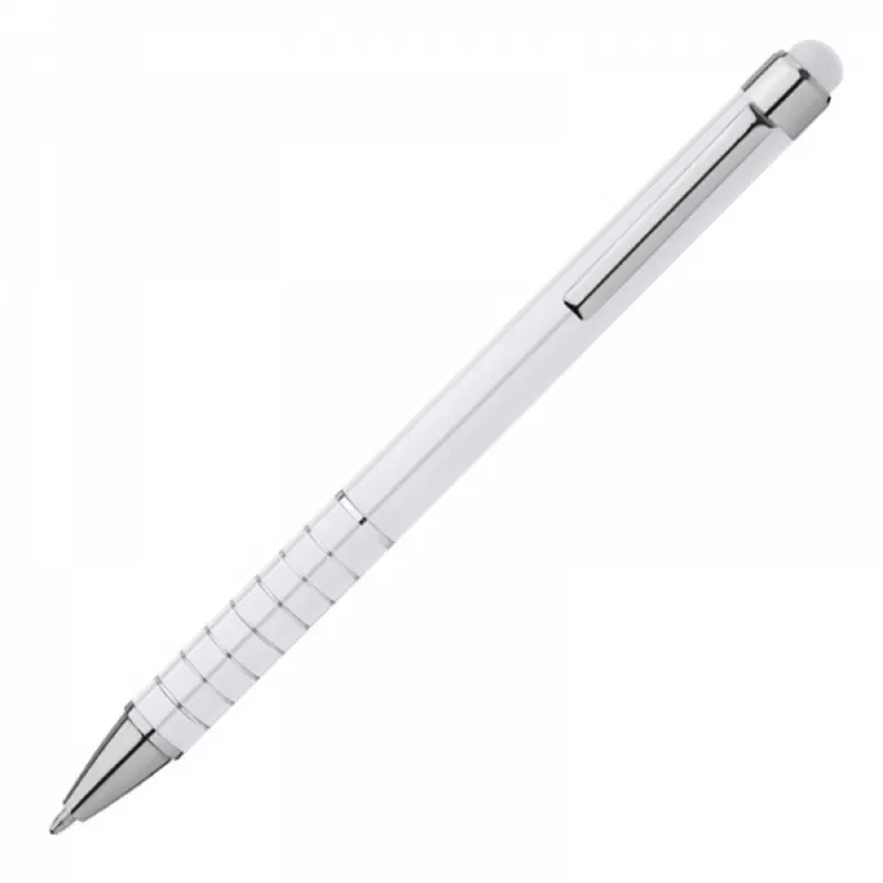 Długopis metalowy touch pen LUEBO - biały (041806)