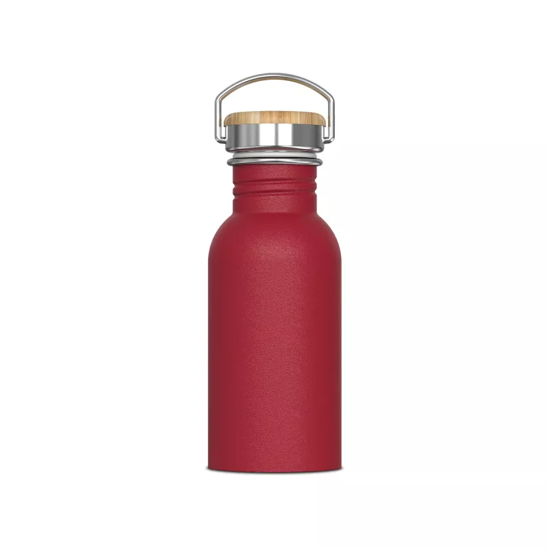 Butelka metalowa z pojedynczą ścianką Ashton 500ml - ciemnoczerwony (LT98884-N0020)