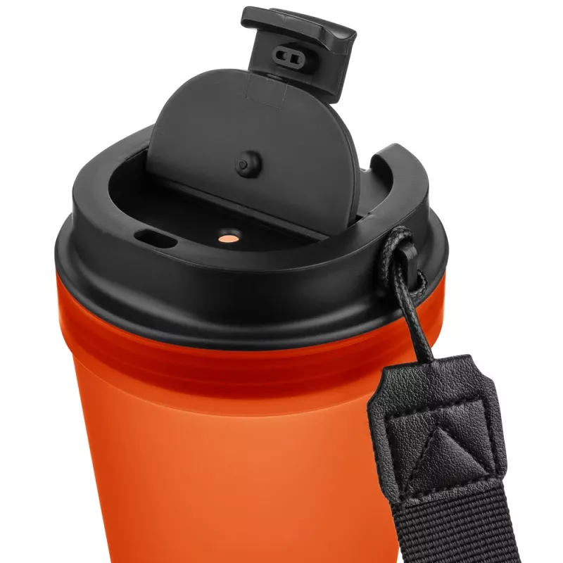 Kubek podróżny 350 ml - pomarańczowy (VB287-07)