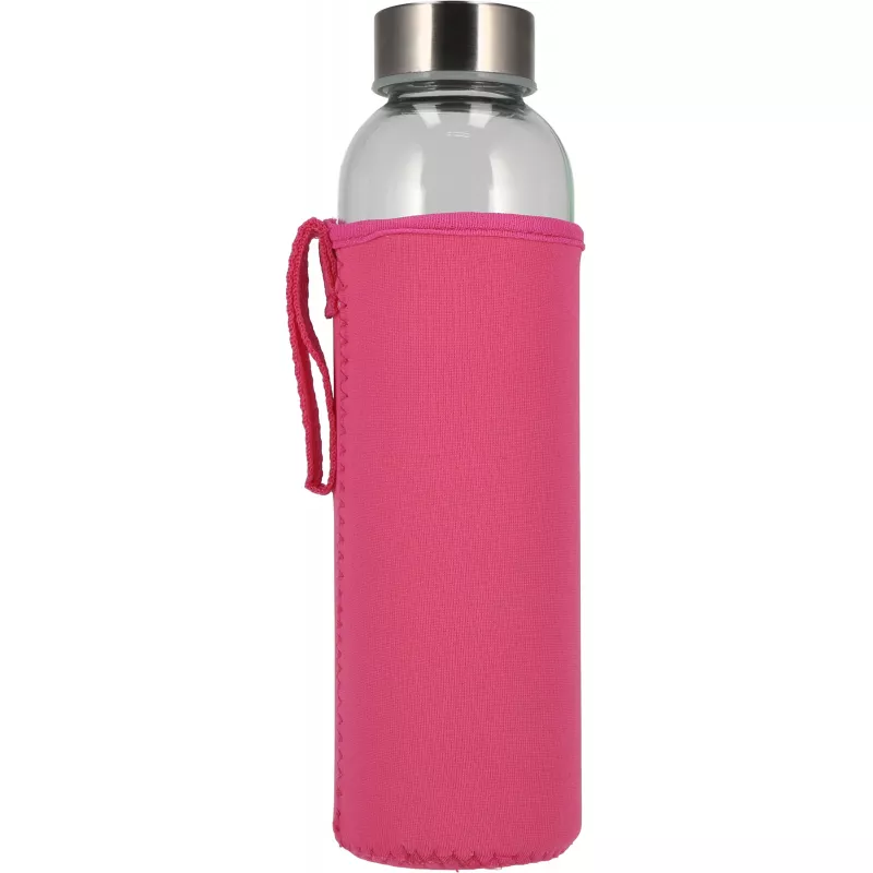 Butelka szklana KLAGENFURT 500 ml - różowy (084211)