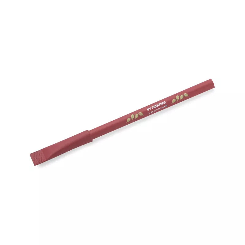 Wieczny eko ołówek reklamowy z papieru EVIG - czerwony (19684-04)