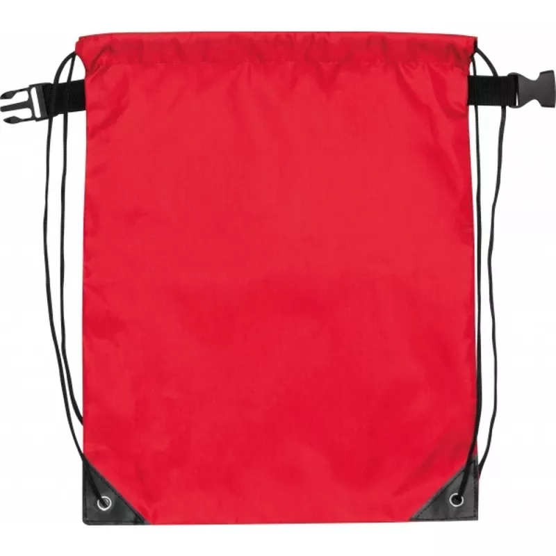 Worek sportowy rPET MONTEVIDEO - czerwony (432605)