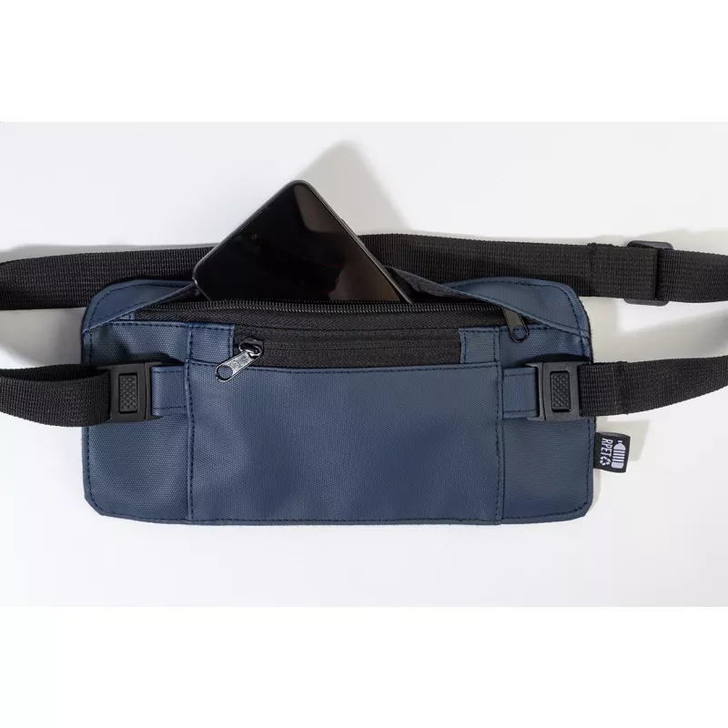 Hippu Torba biodrowa RPET / nerka - niebieski (AP800783-06)