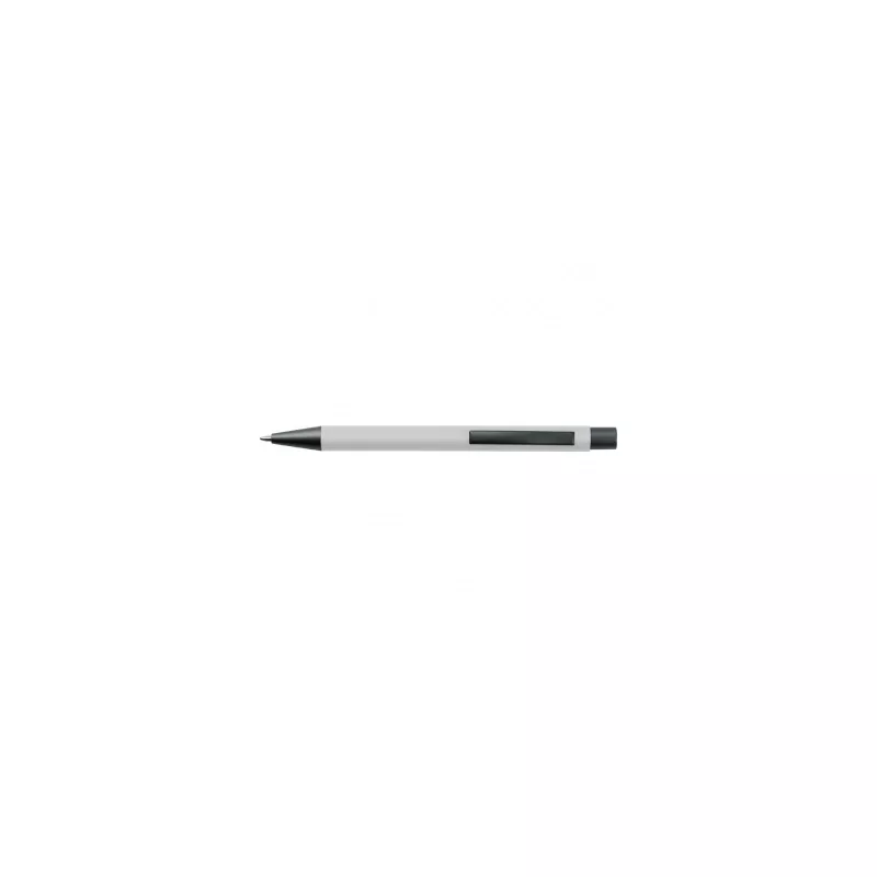 Długopis reklamowy plastikowy z metalowym klipem - biały (1094506)