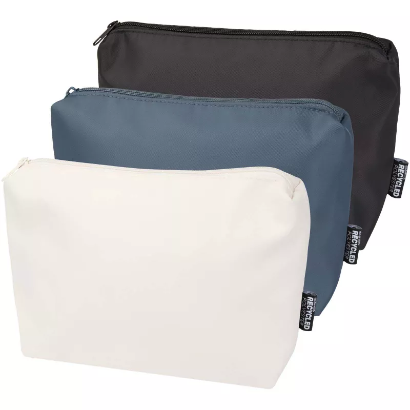 Trip Aware™, kosmetyczka podróżna wykonana z materiałów z recyklingu, 2 l - Czarny (12076790)