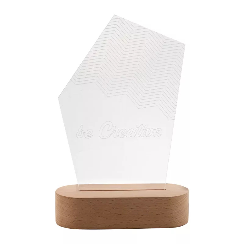 Woodify trofeum podświetlane - naturalny-a (AP716909-A)