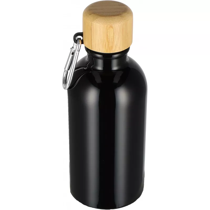 Butelka metalowa 400 ml MARILYN - czarny (8497203)