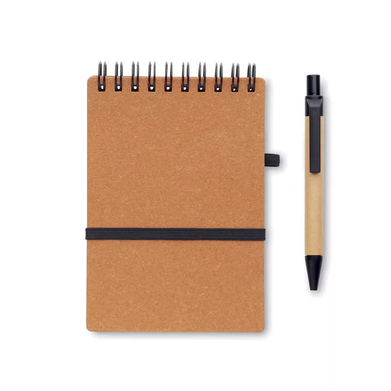 Notes z długopisem 70 kartek w linię NOTIE - Brazowy (MO2481-01)