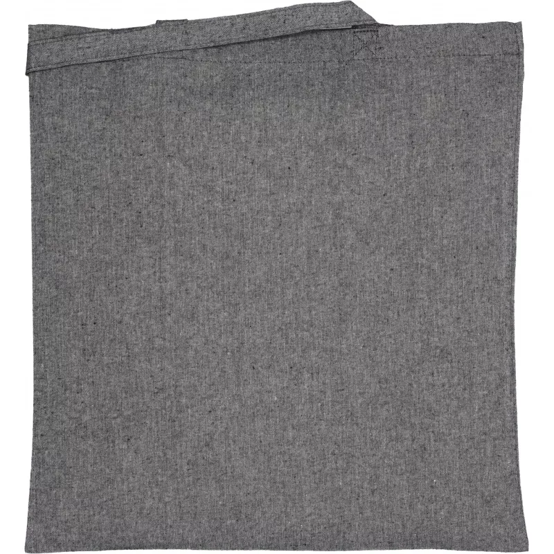 Torba bawełniana z recyklingu z długimi uszami 140 g/m2 LAMBERTO - czarny (6235803)