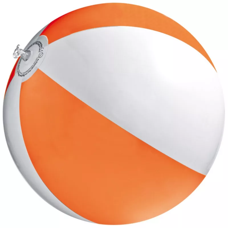Dmuchana piłka plażowa średnica 26 cm - pomarańczowy (5105110)