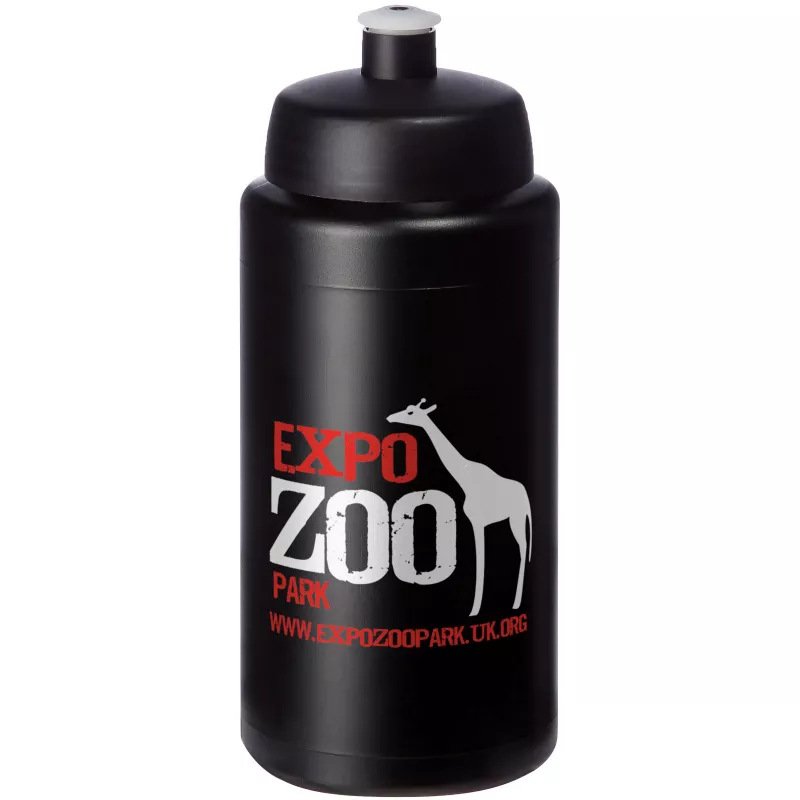 Bidon Baseline® Plus o pojemności 500 ml ze sportowym wieczkiem i uchwytem - Czarny (21068711)