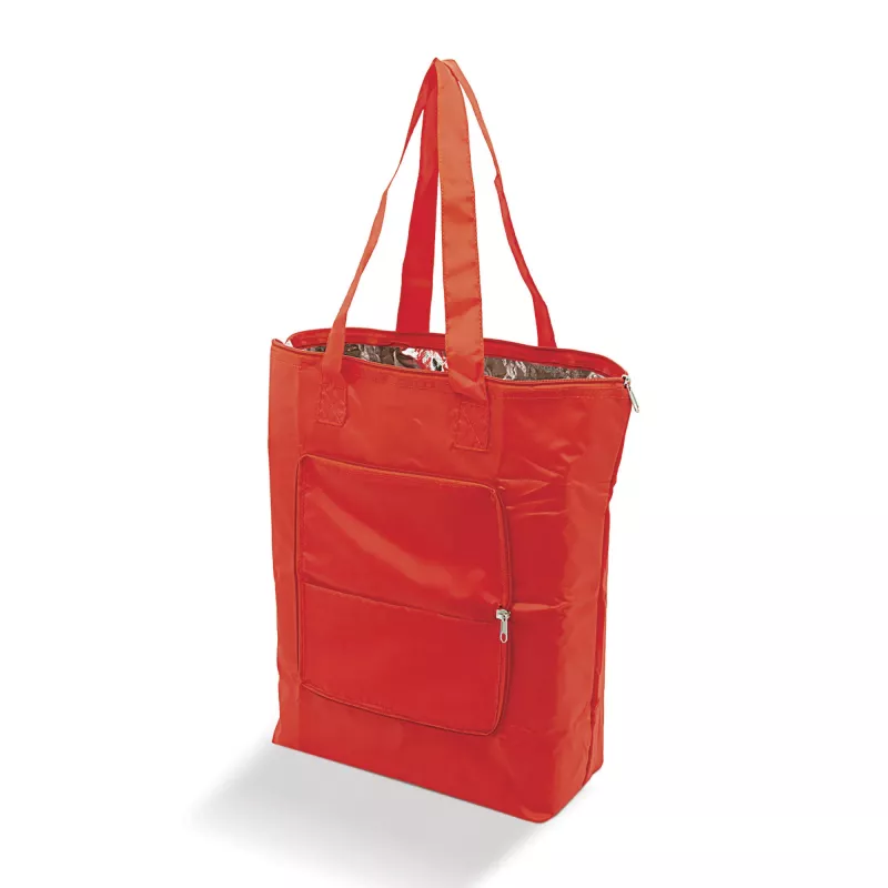 Składana torba chłodząca - czerwony (LT91533-N0021)