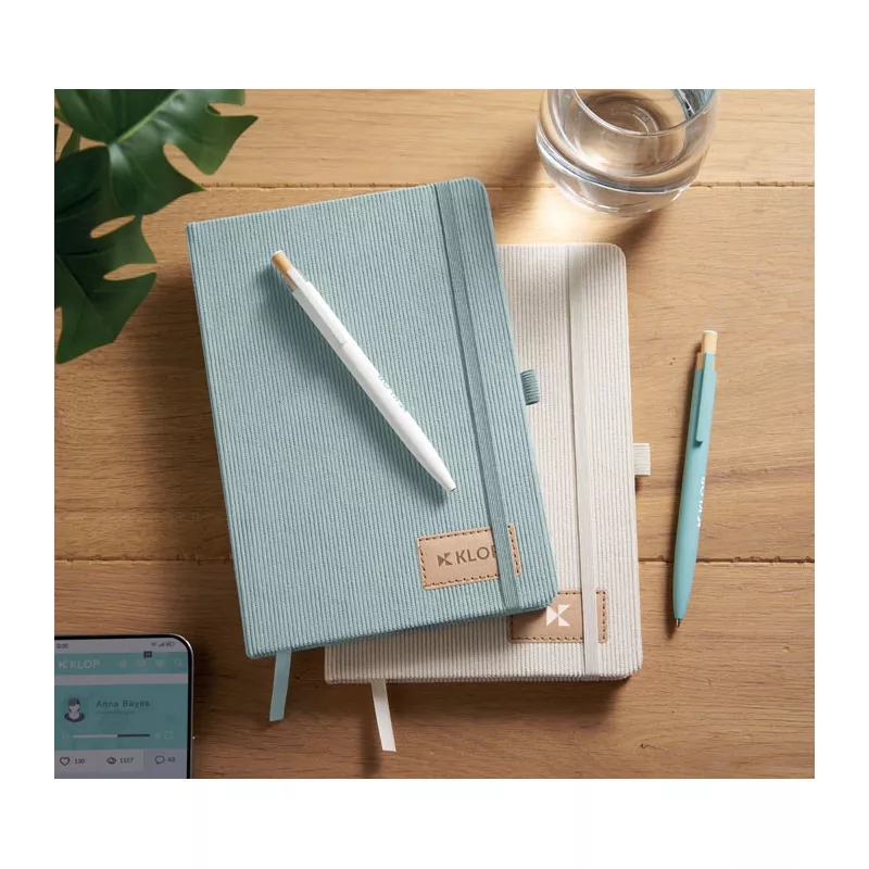 Notes A5 96 kartek w linię CORDI NOTE - Baby Blue (MO2861-66)