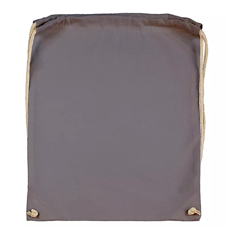 Plecak bawełniany na sznurkach Jassz 140 g/m², 38 x 42 cm - Dark Grey (602.57-DARK GREY)