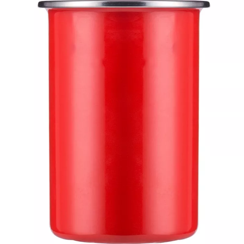 Kubek emaliowany 550 ml - czerwony (V1509-05)