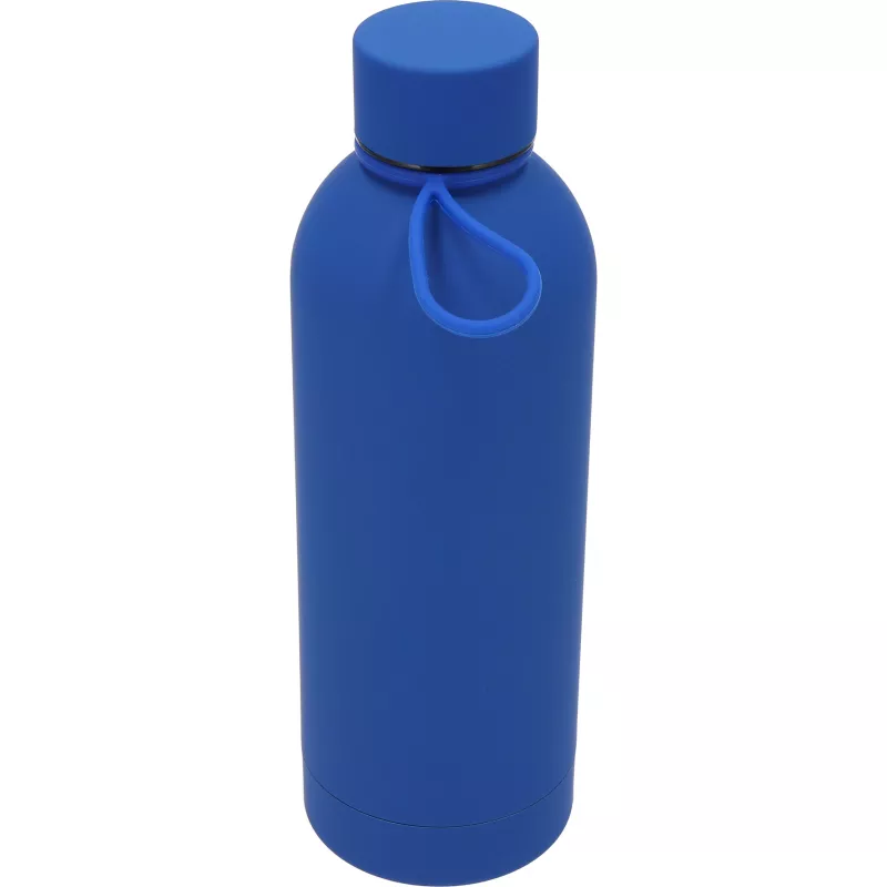 Butelka stalowa soft touch OSTRAVA 750 ml - niebieski (496804)