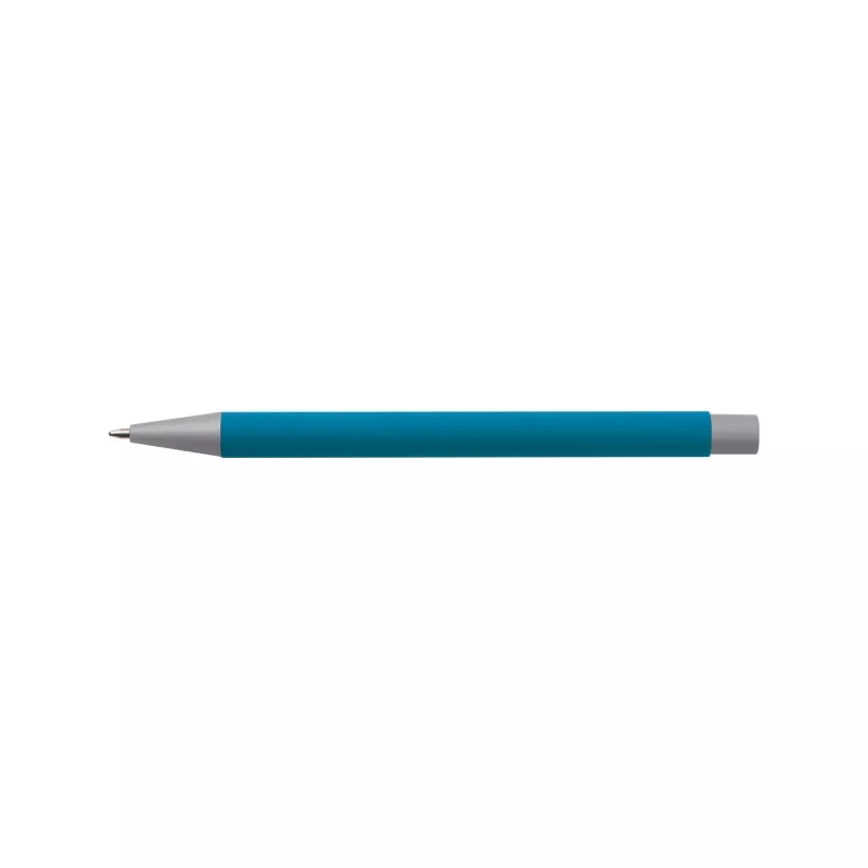 Metalowy długopis reklamowy ABU DHABI - jasnoniebieski (093524)