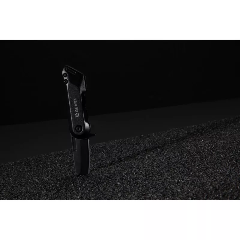 Nóż składany, scyzoryk Gear X - czarny (P215.111)