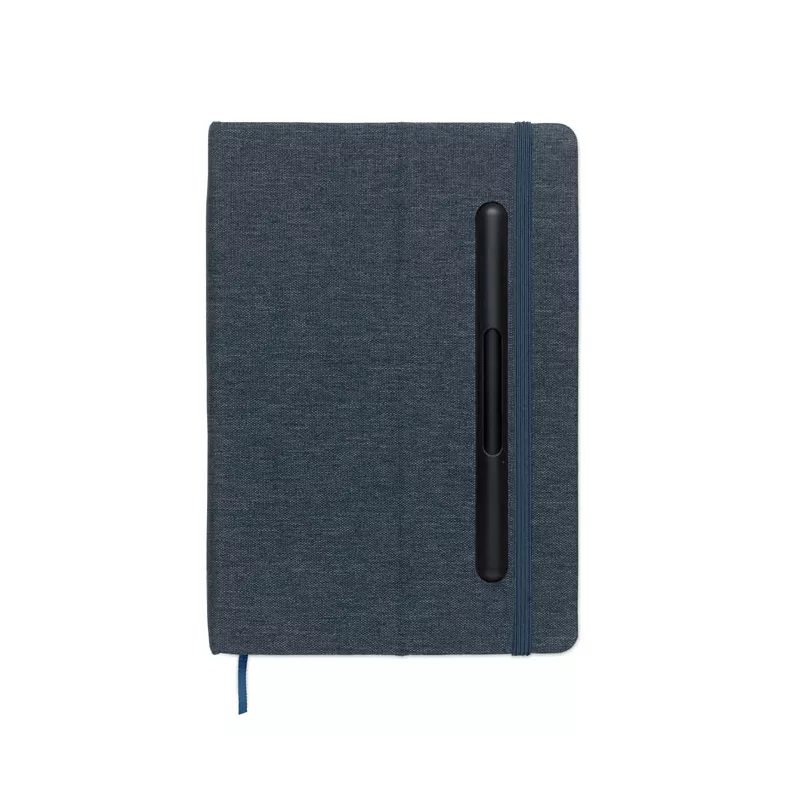 Notes A5 z długopisem 96 kartek w linię RINBOOK - Francuski Granat (MO2687-85)