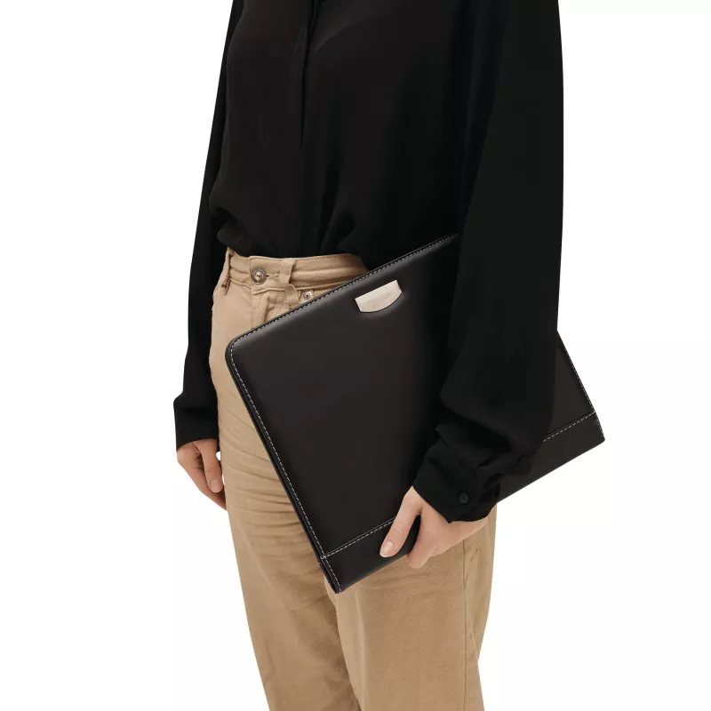 Teczka NOBLESSE z notesem w formacie A4 - czarny (56-1103177)