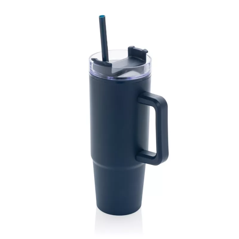 Kubek podróżny 900 ml Tana, plastik z recyklingu - granatowy (P437.100)