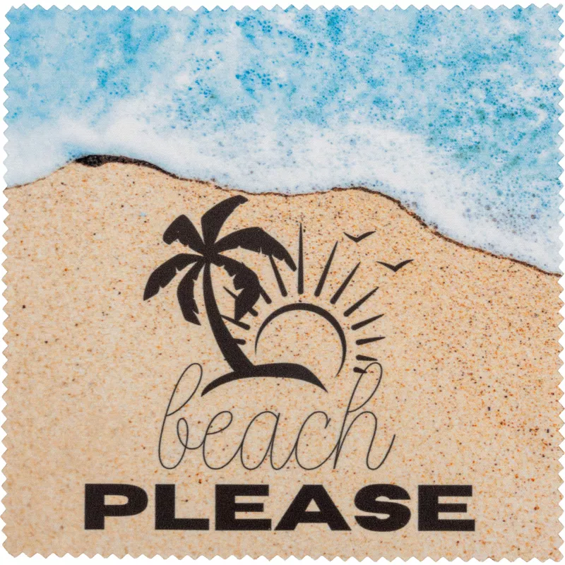 Ściereczka do czyszczenia okularów do sublimacji CHARLIE - biały (9158606)