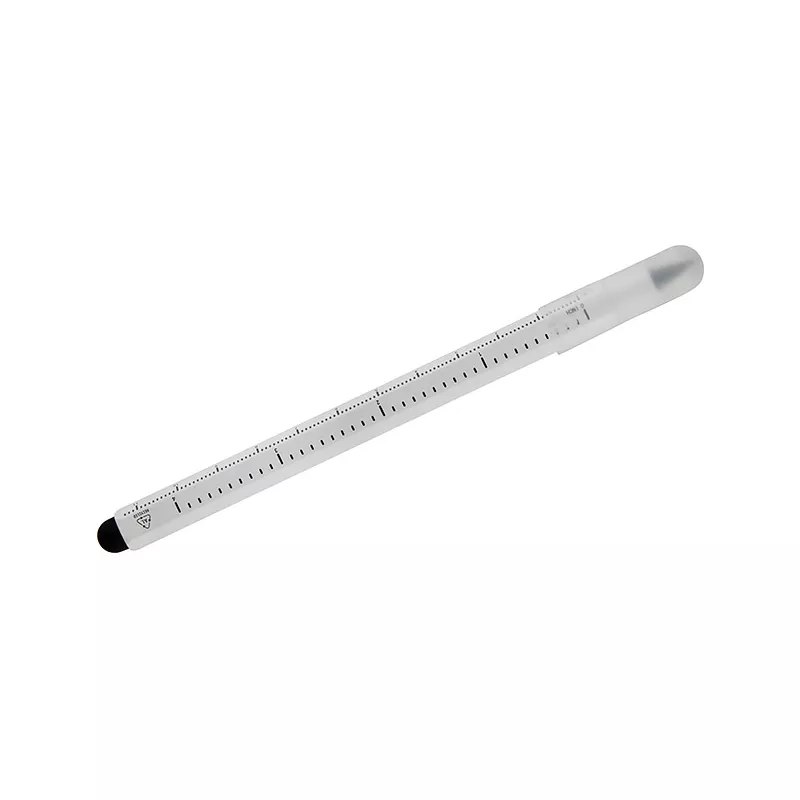 Ołówek wieczny z miarką DRAWI - biały (19834-01)