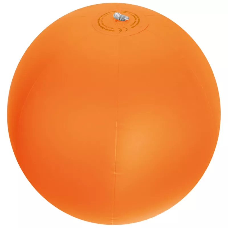 Dmuchana piłka plażowa jednokolorowa średnica 26 cm - pomarańczowy (5102910)