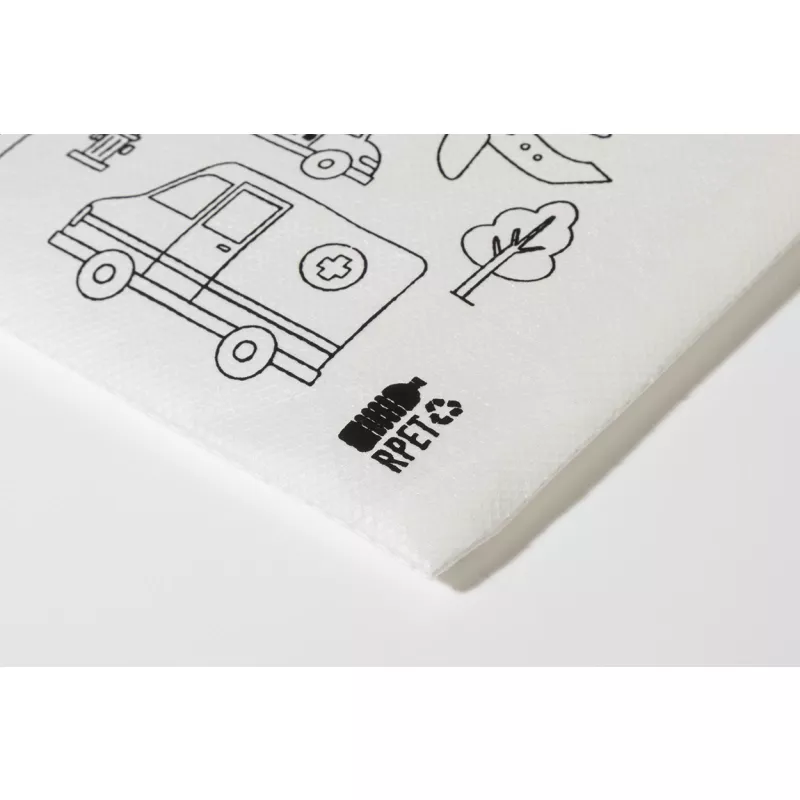 Gocolo piórnik do kolorowania RPET - biały (AP800300)