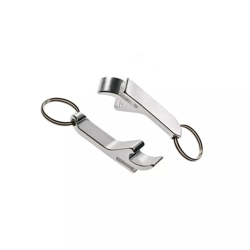 Aluminiowy brelok - otwieracz - srebrny (R73720)