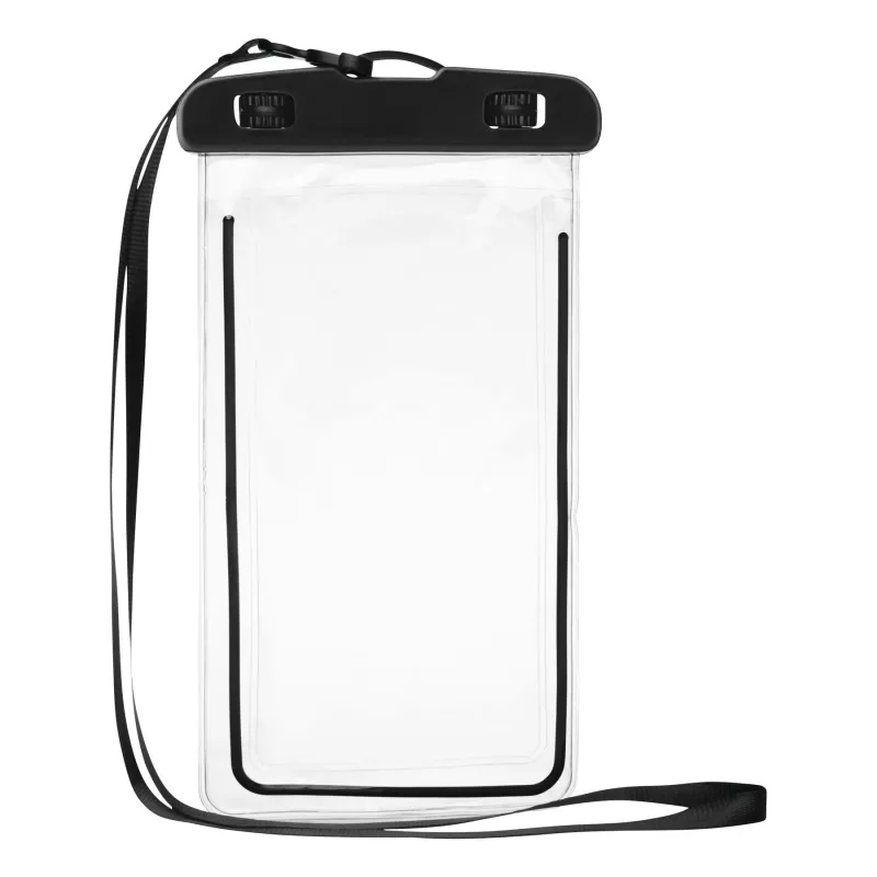 Torebka na telefon DIVER - czarny, transparentny (56-0404925)