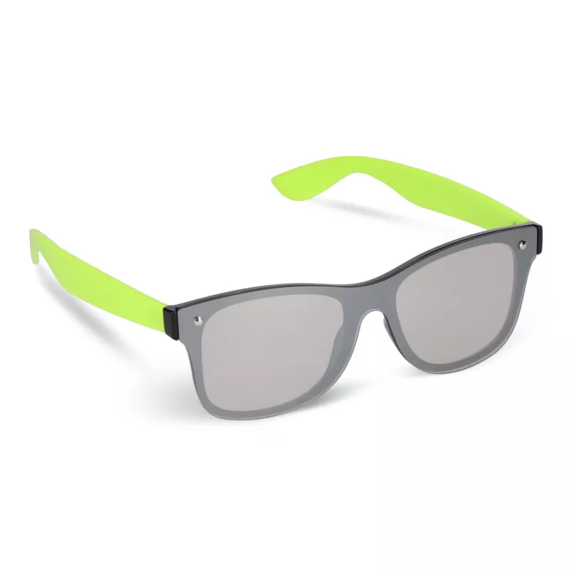 Okulary przeciwsłoneczne Justin R-PC z lustrzanymi soczewkami UV400 - jasnozielony (LT86731-N0032)