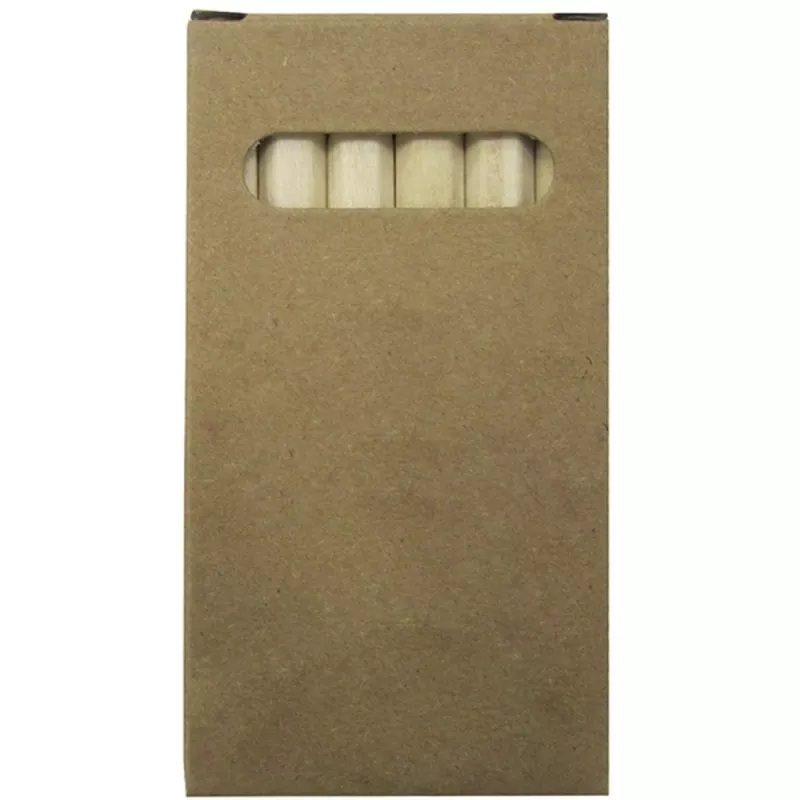 Kredki drewniane 6 kolorów MINI - brązowy (112701)