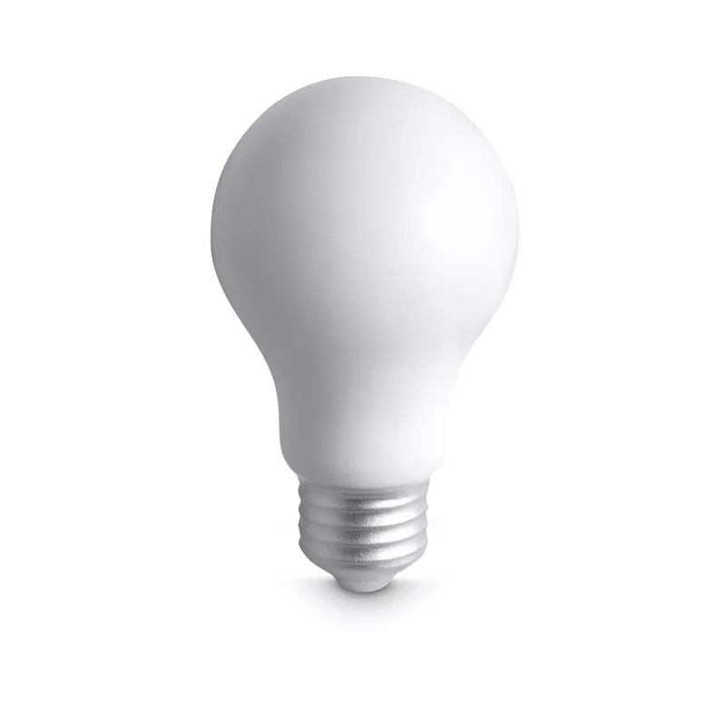 Antystres w kształcie żarówki LIGHT - Bialy (MO7829-06)