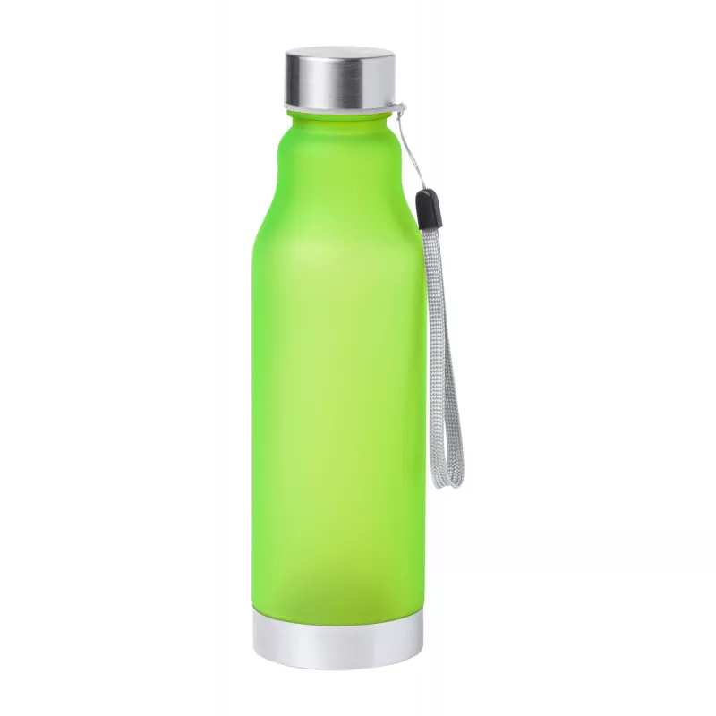 Butelka sportowa z tworzywa sztucznego RPET wolnego od BPA 600 ml Fiodor - zielony (AP722806-07)