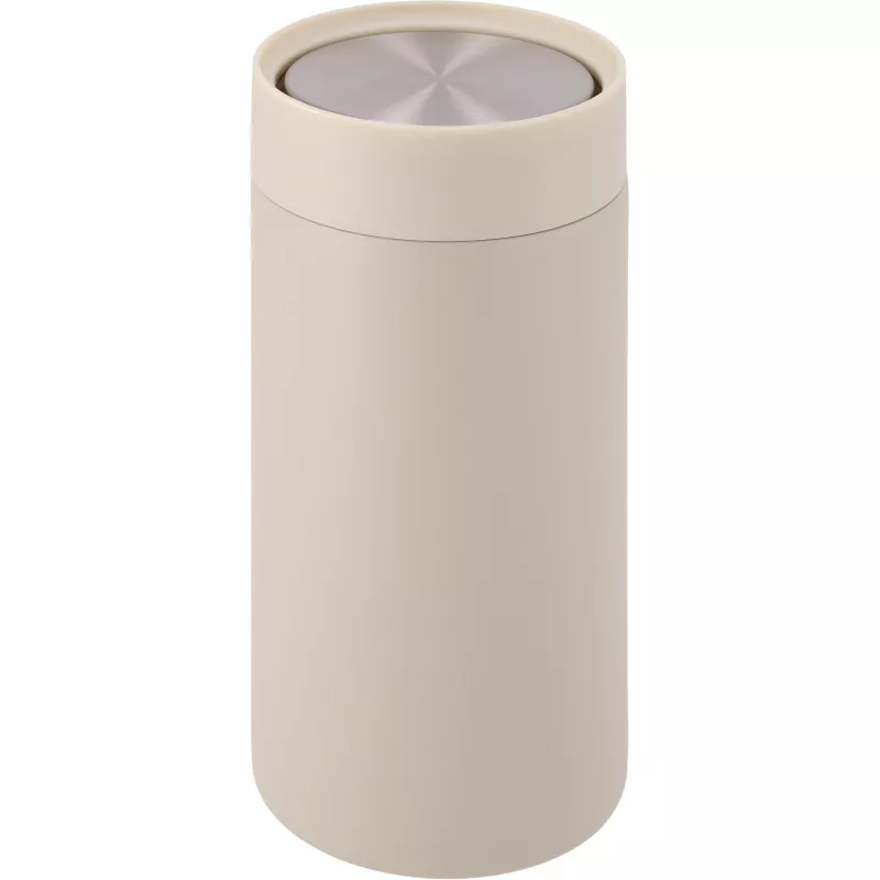 Kubek termiczny stalowy z recyklingu LE PORT MoLu 360 ml - beżowy (535313)